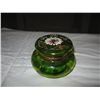 Image 1 : 2192 - Hinged Enamel jar- green