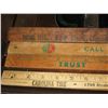 Image 1 : 3157 - Advertsings assorted yard sticks