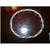 Image 1 : 4080 - 10 kt. Gold and sterling bangle 8 grams