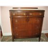 Image 1 : 1082 - Walunt chest of 2 short and 3 long drawers