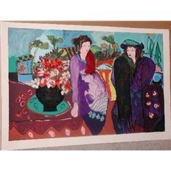 Bracha Guy, Meeting Katherine, Signed Serigraph