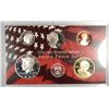 Image 2 : 2001 silver proof set-2002-03-07 no quarters all silver  no boxes  est $110-$115