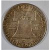 Image 2 : 1949 FRANKLIN HALF DOLLAR MS64 NEAR FBL, TONED