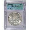 Image 1 : 1878 7F MORGAN DOLLAR ICG MS62