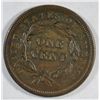 Image 2 : 1839 PETITE HEAD  large penny  XF/AU NICE COLOR   UNATTRIBUTED