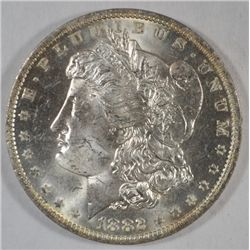 1882-O MORGAN DOLLAR MS64+ NICE