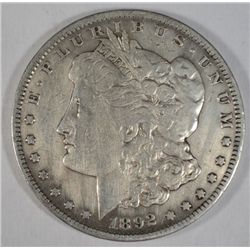 1892-S MORGAN DOLLAR VF