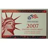 Image 2 : 2007 UNITED STATES 14 PIECE SILVER PROOF SET IN NICE ORIGINAL PACKAGING