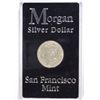 Image 1 : 1881-S MORGAN SILVER DOLLAR, PACKAGED IN  PLASTIC HOLDER