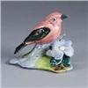 Image 1 : Single STANGL Scarlett Tanager (#3749S) with reglued petal on one flower. Marked. 4 3/4" Est.  150 -