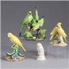 Image 1 : Four STANGL birds; old style Love Birds in a glossy white finish, a pair of Love Birds (#3404D), a p