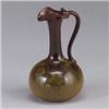 Image 1 : Small ROOKWOOD standard glaze ewer by Howard Altman, 1900, painted with blue blossoms. Flame mark/84