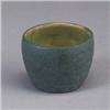 Image 1 : Small GRUEBY vessel covered in a blue-gray frothy glaze. Marked. 2" x 2 1/2" Est.  400 - 600