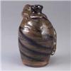 Image 1 : B.B.CRAIG jug with snake wrapped around swirled clay base. Stamped mark. 8 1/4" Est.  400 - 600