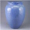 Image 1 : Monumental FULPER garden urn covered in a blue and green microcrystalline flambe glaze. Line inside
