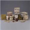 Image 1 : 85 assorted tiles, many by TRENT and KENSINGTON, each covered in varied sheer glossy glazes with sty