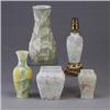 Image 1 : Five pieces of PHOENIX glass, including one piece drilled for a lamp base. Unmarked. Est.  200 - 300
