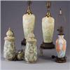 Image 1 : Five varied PHOENIX glass post-factory lamps. Unmarked. Est.  200 - 300