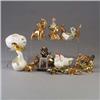 Image 1 : Nineteen piece box lot including a STANGL bird basket (cracked and chipped), a limited edition BOEHM