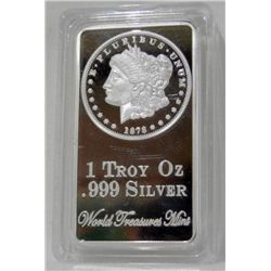 1 Troy Ounce .999 Silver Clad Bar