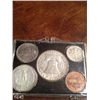 Image 1 : 1963 Silver Mint Set W/Franklin Half