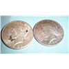 Image 1 : 2 SILVER PEACE DOLLARS, 1922-S & 1923