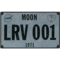 Apollo 15 License Plate