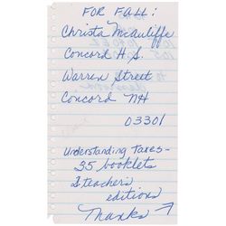 Christa McAuliffe