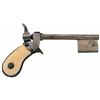 Image 3 : Unique European Percussion Combination Key/Pistol with Ivory Grips