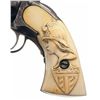 Image 3 : Outstanding Engraved James Warner Pocket Revolver with Relief Carved Ivory Grips