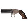 Image 1 : Engraved Unmarked Blunt & Syms Underhammer Pepperbox Pistol