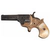 Image 1 : Rare Factory Engraved C.H. Ballard Single Shot 41 Caliber Derringer with Pearl Grips
