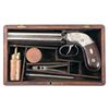 Image 1 : Serial Number 11 Allen & Thurber Dragoon Size Percussion Pepperbox with Original Case
