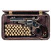 Image 1 : Rare Forehand & Wadsworth Side Hammer 22 Caliber Revolver with Gutta Percha Case