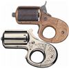 Image 1 : Collector's Lot of Two Knuckle-Duster Derringer Revolvers in Different Finishes