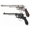 Image 1 : Collector's Lot of Two European Gasser Patent Double Action Revolvers