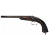 Image 1 : European Flobert Single Shot Pistol with Carved Stock
