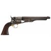 Image 1 : Civil War Martially Inspected Colt Model 1860 Army Percussion Revolver with Period Decorated Grip
