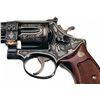 Image 2 : Beautiful Cased Masterfully Engraved and Gold Inlaid Smith & Wesson Model 28-2 Highway Patrolman Dou
