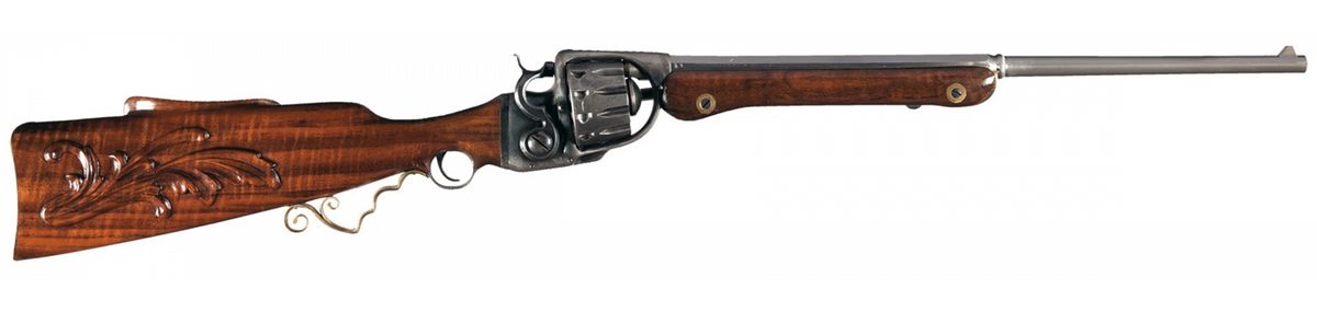 Unique George J. Tibert 12-Shot Revolving Rifle