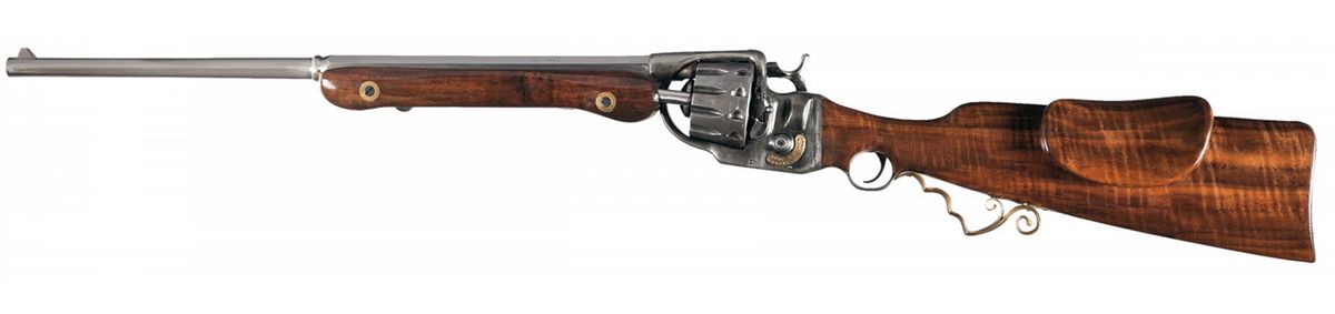 Unique George J. Tibert 12-Shot Revolving Rifle