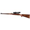 Image 2 : Paul Jaeger Mauser 98 Bolt Action Rifle with Full Length Stock and Leupold Scope