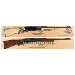 Two Boxed Remington Model 7600 Slide Action Rifles