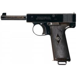 Rare Webley & Scott Model 1910 Semi-Automatic Pistol