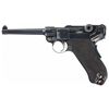 Image 1 : Scarce DWM Model 1906 Old Style "Long Barrel Extension" American Eagle Luger