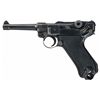 Image 1 : World War II Mauser byf Code 42 Dated Black Widow Luger P.08 Semi-Automatic Pistol with Extra Magazi