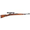 Image 1 : World War II Nazi Mauser 98K Double Claw Type Scoped Rifle with Commercial Scope
