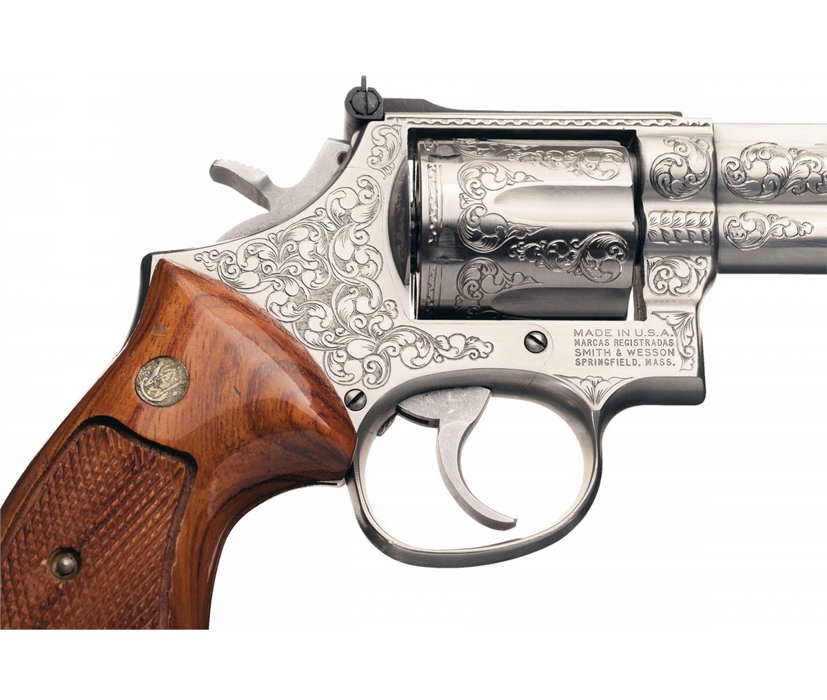 Custom Signed Engraved Smith & Wesson Model 686 Double Action Revolver