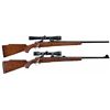 Image 1 : Collector's Lot of Two Belgian Browning Safari Grade High Power Rifles with Leupold Scopes