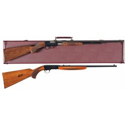 Collector's Lot of Two Browning 22 Caliber Rifles